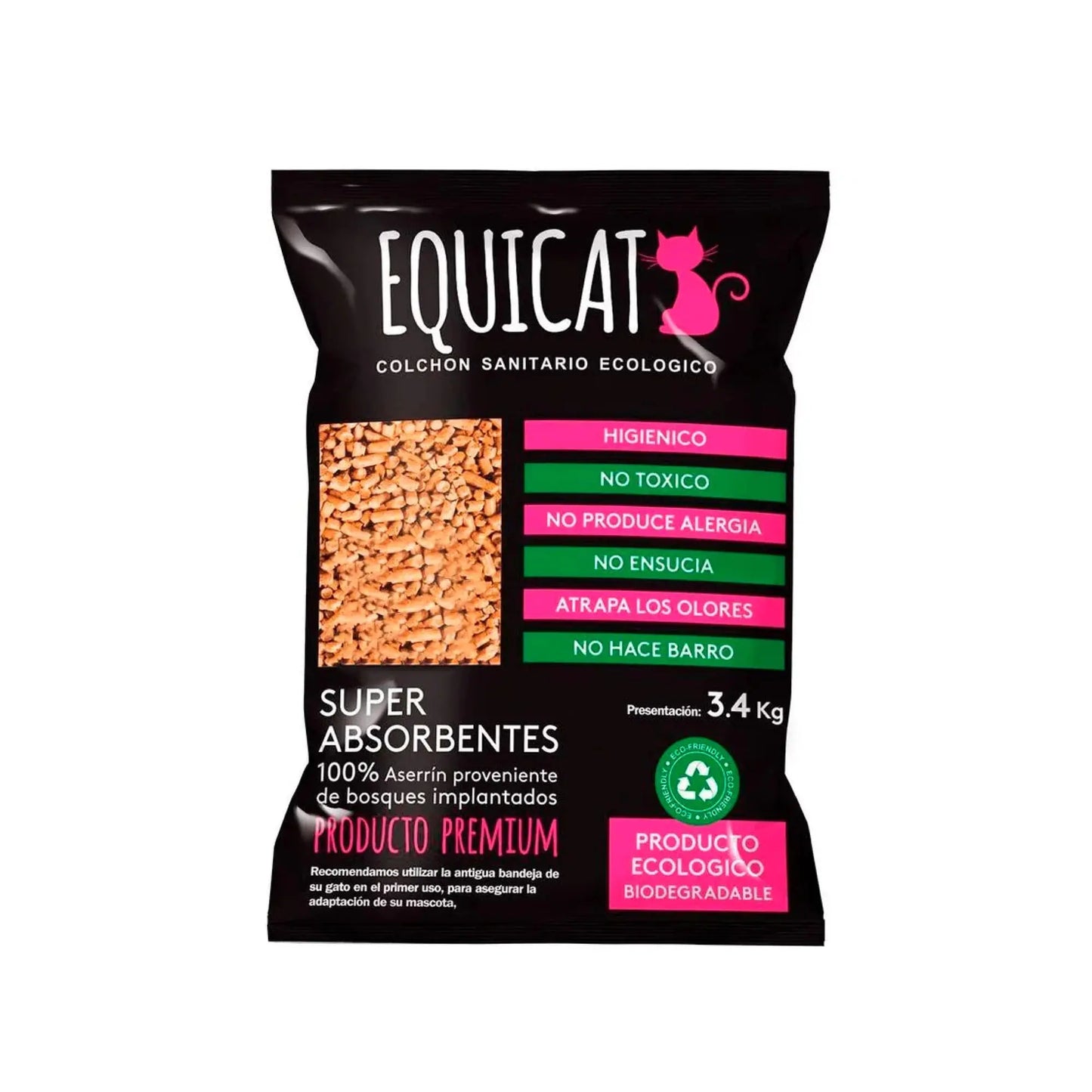 Equicat Pellet Pino 5 Lt / 3.4 Kg