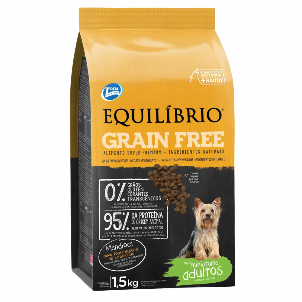 Equilibrio Grain Free Adulto Razas Pequeñas 7.5kg