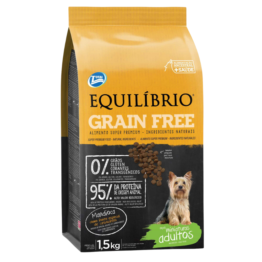 Equilibrio Grain Free Adulto Razas Pequeñas 7.5kg