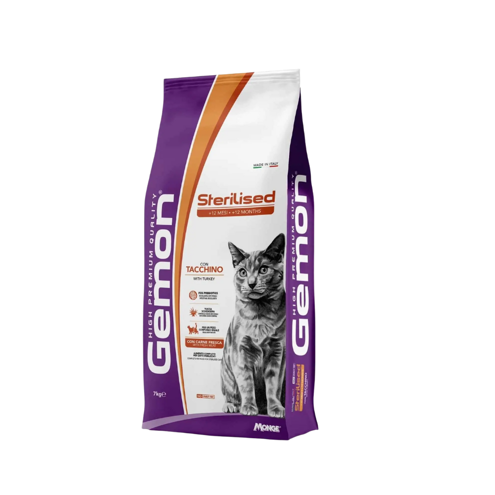 Gemon Cat Sterilised with Turkey x 7kg
