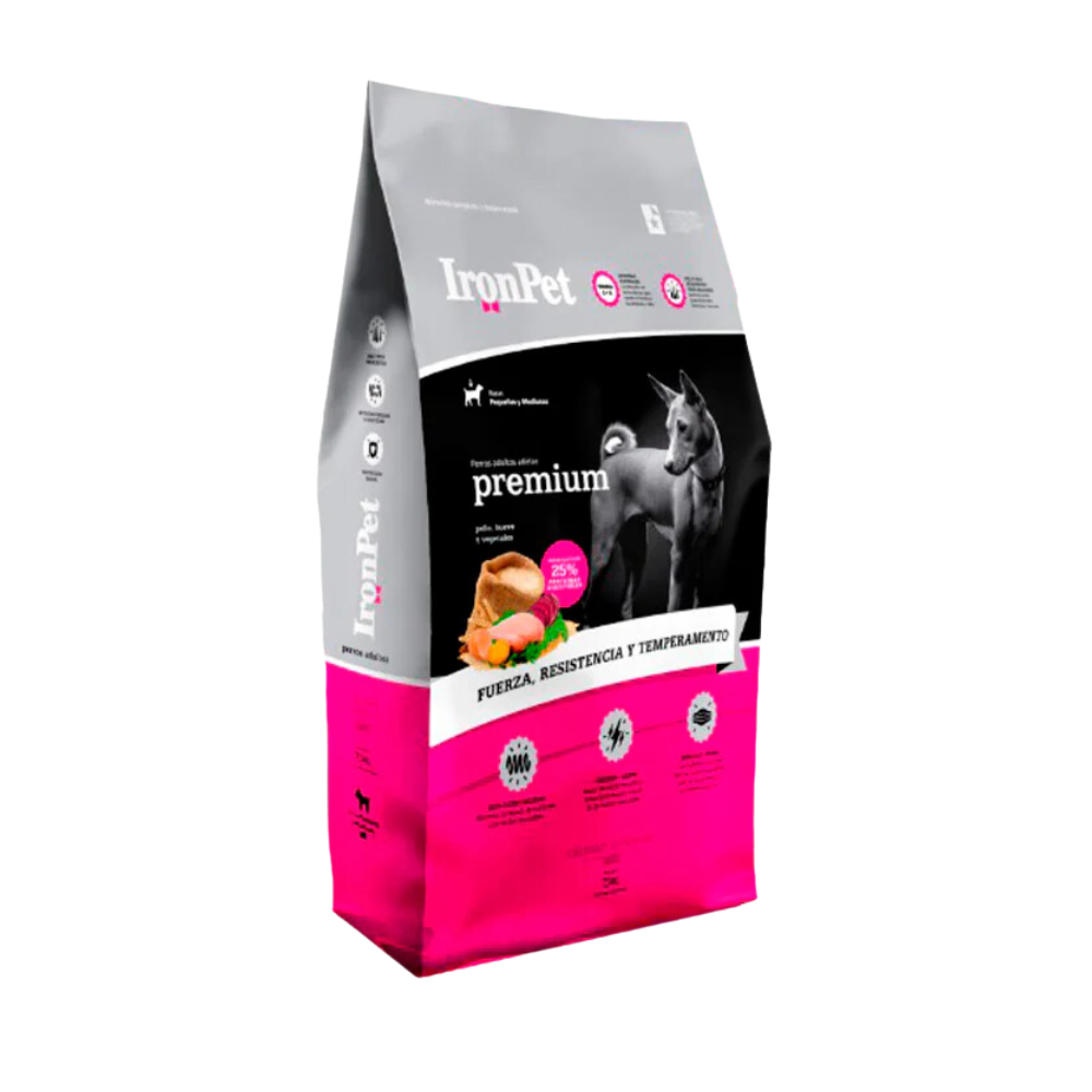 Iron Pet Perro Adulto Razas Pequeñas y Medianas 15+3kg