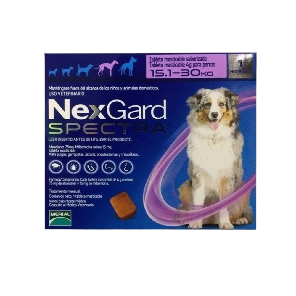 Nexgard Spectra 15.1 a 30Kg