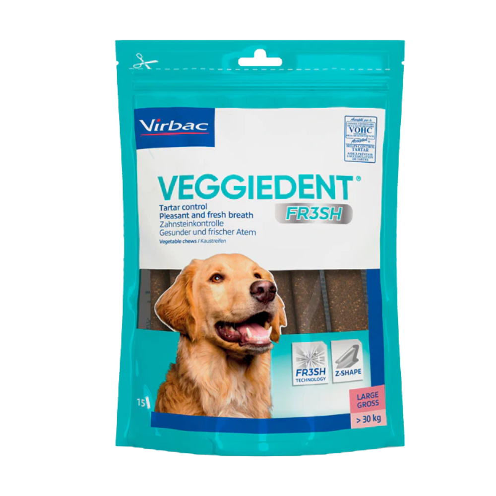 Veggiedent Fresh Small X 15 unidades perros 5 a 10 kg