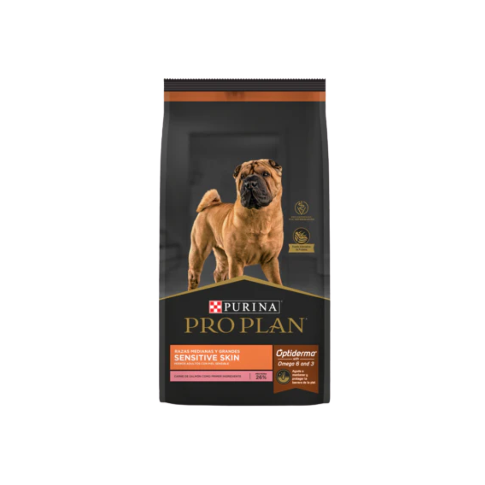 Pro Plan Adulto Sensitive Skin Razas Medianas y Grandes 15kg